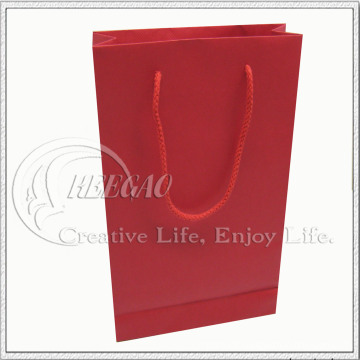 Sac en papier rouge (KG-PB034)